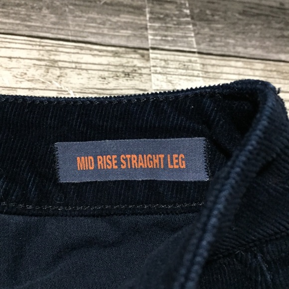 Jag Jeans Mid Rise Straight Leg Corduroy Pants Women’s 4P Navy Blue (Inseam 27) - Picture 10 of 10